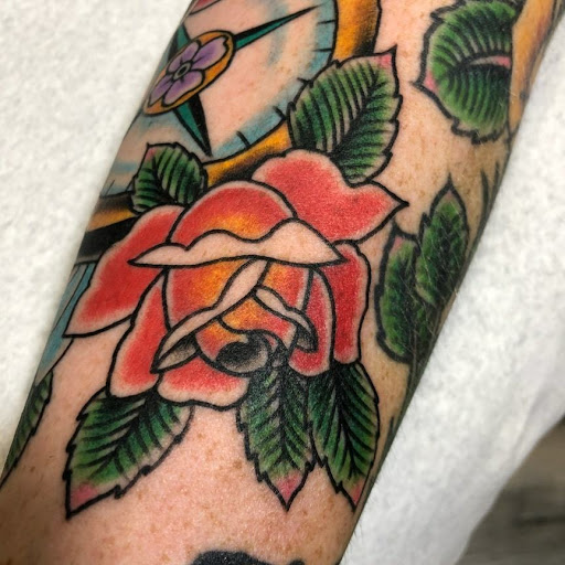 Explore indian chief tattoo ideas, creative tattoo ideas in Frisco, available at Frisco Tattoo Company - Steel PaintBrush