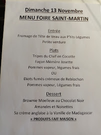 Menu / carte de Restaurant Traiteur des Gourmands à Bons-en-Chablais