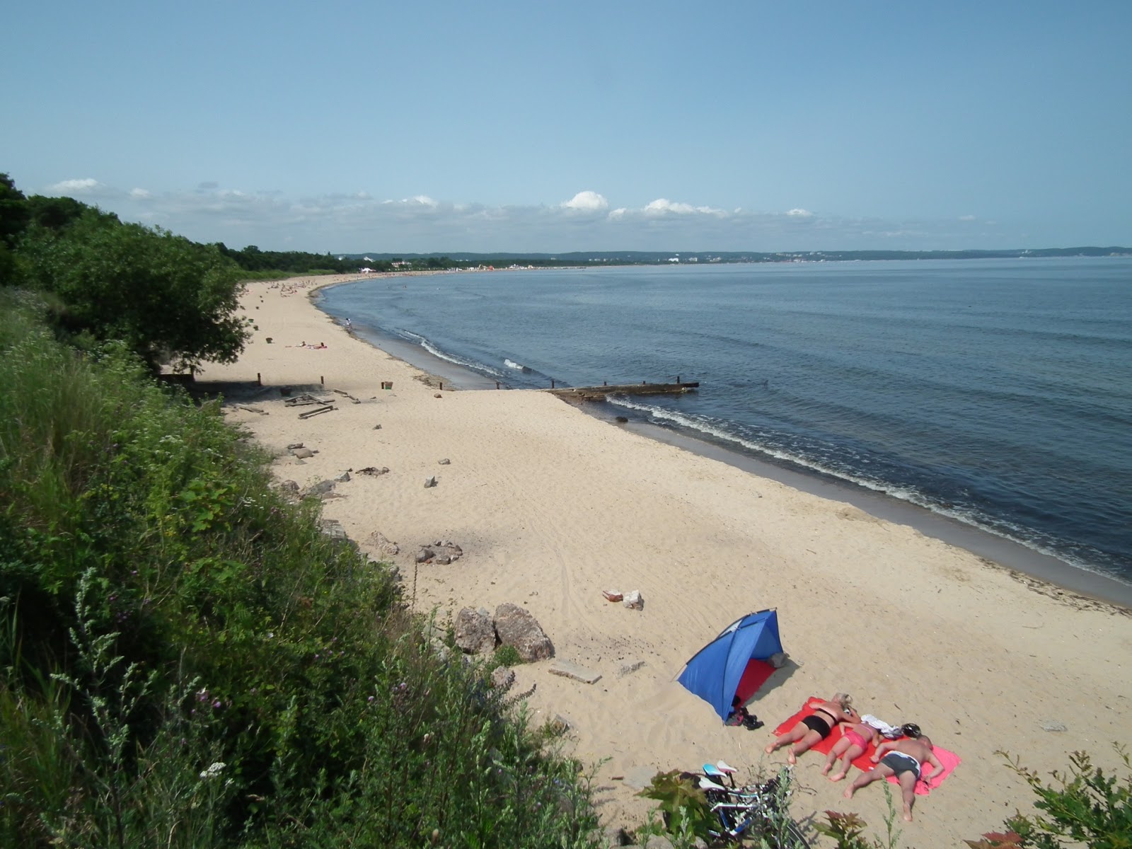 Brzezno Park beach的照片 便利设施区域