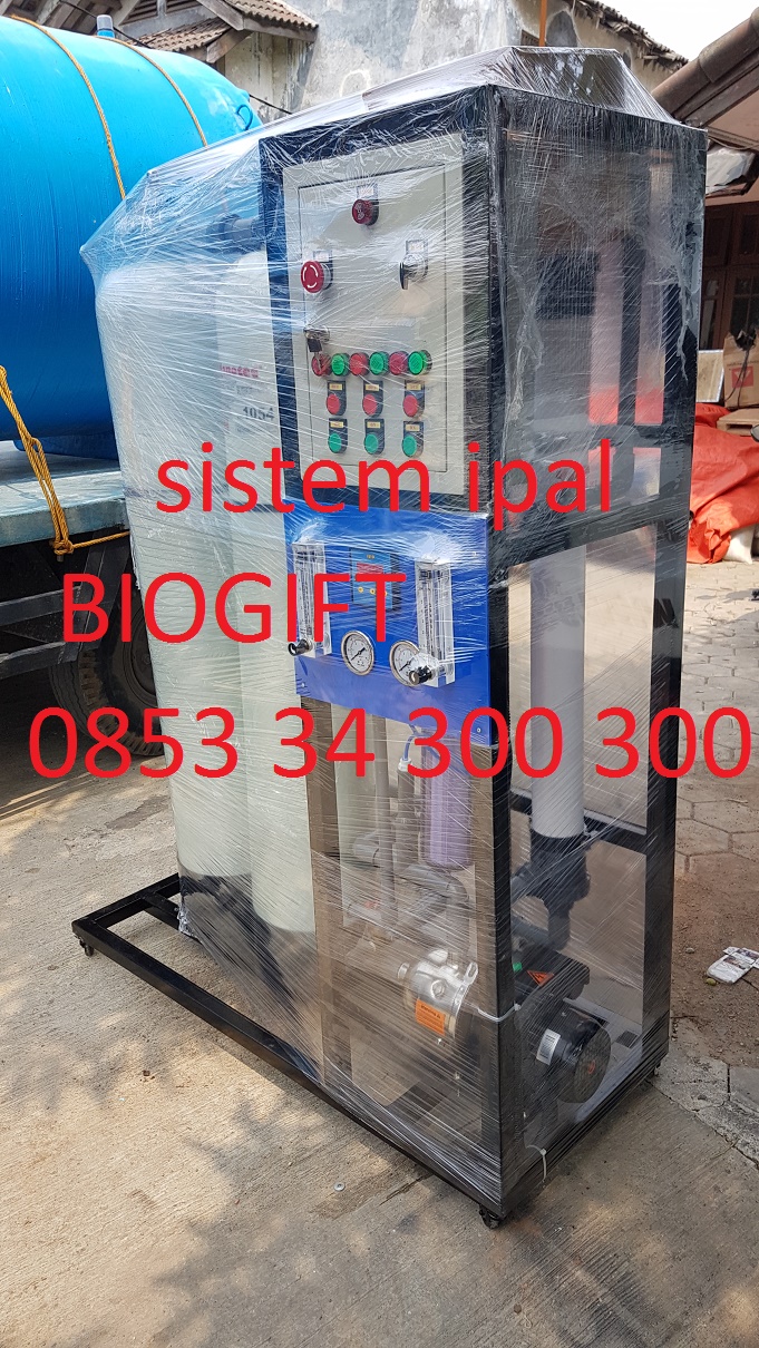 Instalasi Pengolahan Air Asin Menjadi Air Minum (PT.BIOGIFT Multi Sistem )