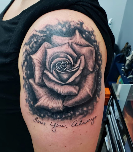 Explore two face tattoo ideas, creative tattoo ideas in Billings, available at Sovereign Tattoo