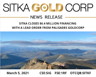Sitka Gold Corp