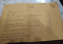 Menu / carte de Locanda all'Antico Mulino à Villafranca in Lunigiana