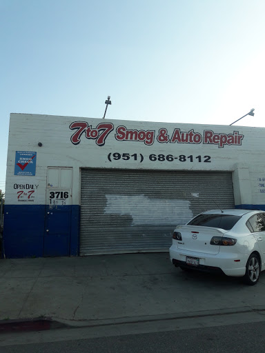 Auto Repair Shop «7 to 7 Smog and Auto Repair», reviews and photos, 3716 Spruce St, Riverside, CA 92501, USA
