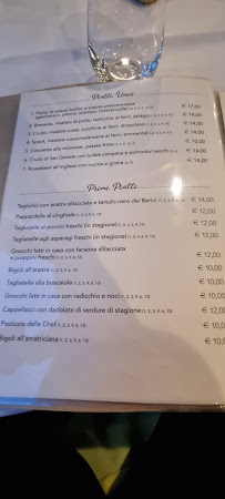Restaurant italien Trattoria Pizzeria Al Castellaro à Boccon - menu / carte