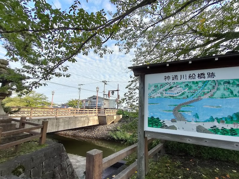 神通川舟橋跡(南岸)