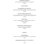 Menu du Restaurant Paros à Penig