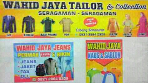 WAHID JAYA TAILOR (unit watubelah)