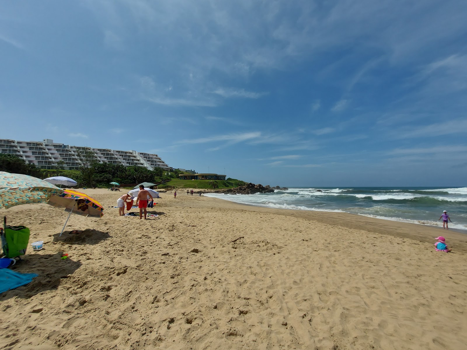 Margate beach的照片 带有明亮的细沙表面