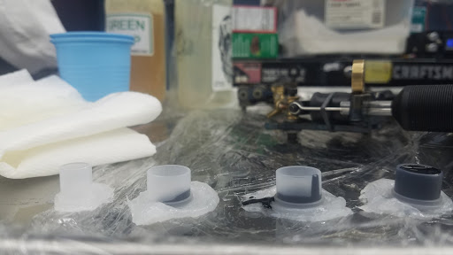 Explore mimikyu tattoo ideas, creative tattoo ideas in Canoga Park, available at Nathans Tattoos and Piercings