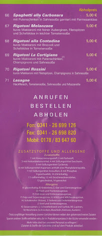 El-Arabi à Leipzig menu