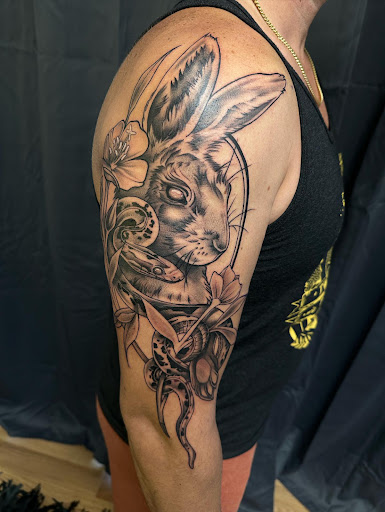 Explore sparrow tattoo ideas, creative tattoo ideas in Roy, available at Garden Gate Tattoo & Art Collective