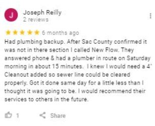 Plumber «New Flow Plumbing Roseville», reviews and photos, 622 Whyte Ave, Roseville, CA 95661, USA