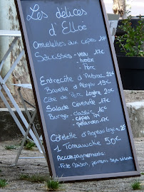 Menu / carte de Les Délices d'Elloé à Sainte-Cécile-d'Andorge