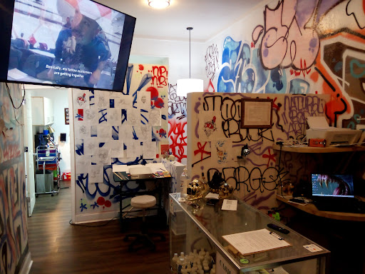 Explore cyberpunk edgerunners tattoo ideas, creative tattoo ideas in Cleveland, available at NBA tattoo