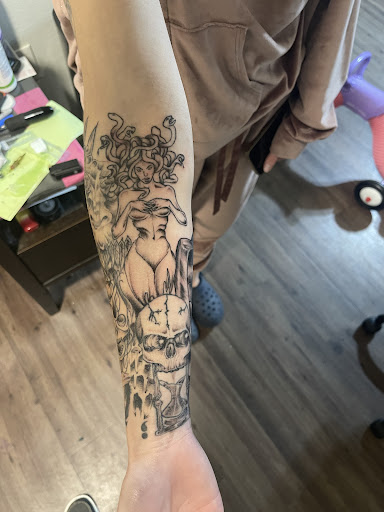 Explore sleeve tattoo ideas family, creative tattoo ideas in Dayton, available at Sinner to son studio