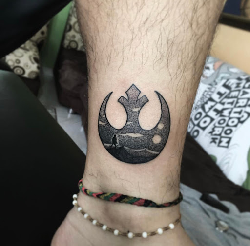 Explore wolf sleeve tattoo ideas, creative tattoo ideas in Miami Beach, available at Tattoos by Lou Miami - South Beach