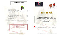 Restaurant L'ATELIER by K à Brion menu