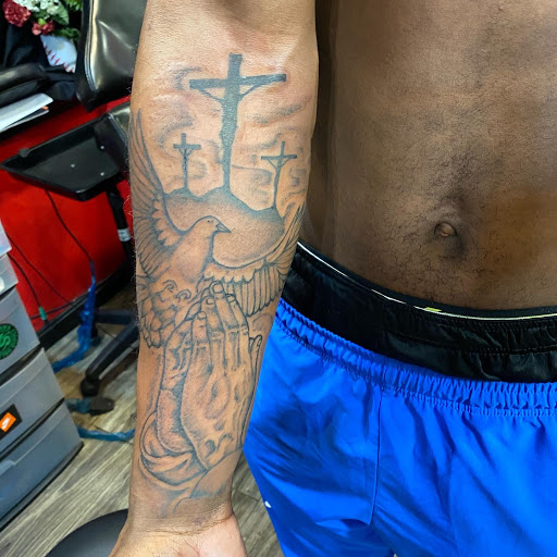 Explore sanrio tattoo ideas, creative tattoo ideas in Lexington, available at LexInk Tattoo