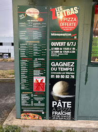 Menu du Kiosque à pizzas à Saint-Michel-sur-Orge