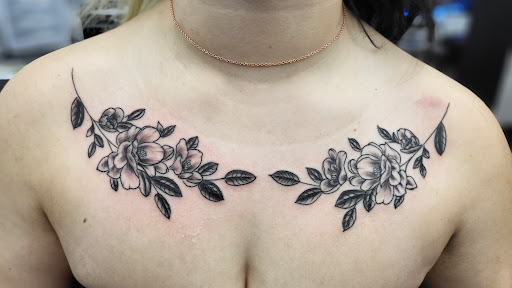 Explore daughter sleeve tattoo ideas, creative tattoo ideas in Lewiston, available at Walkins tattoos studio
