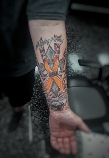 Explore lobster tattoo ideas, creative tattoo ideas in North Fort Myers, available at Loyal 2 The Coil Tattoos & Body Piercings