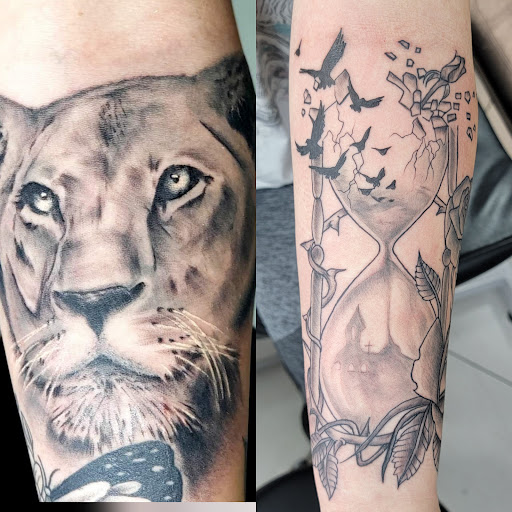 Explore rob zombie tattoo ideas, creative tattoo ideas in Saint Petersburg, available at Edens Apple Tattoos and Piercings