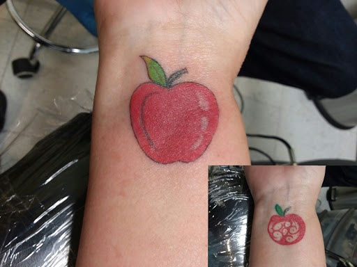 Explore cover tattoo ideas, creative tattoo ideas in Salem, available at Outwest Tattoo and body piercing ,30 years of tattooing,only life time guarantee