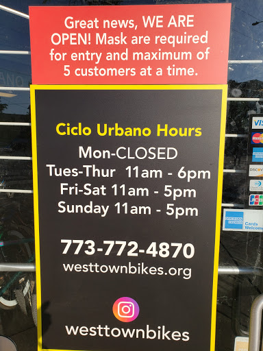 Bicycle Repair Shop «Ciclo Urbano Bike Shop, part of West Town Bikes», reviews and photos, 2459 W Division St, Chicago, IL 60622, USA