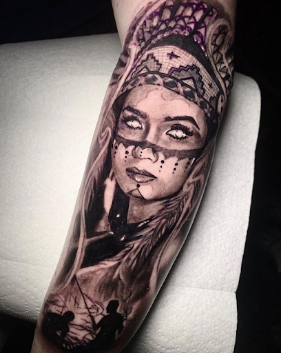 Explore tool tattoo ideas, creative tattoo ideas in San Antonio, available at Firme Copias Tattoo Studio