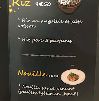Lys Tea à Montpellier menu
