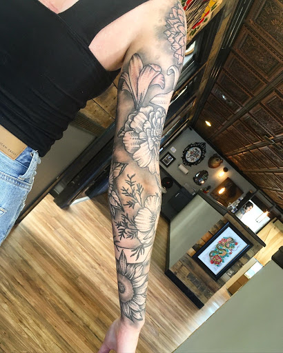 Explore big cover up tattoo ideas, creative tattoo ideas in Lees Summit, available at Bleeding Heart Tattoo