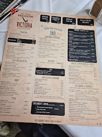 Grand Café Victoria à Arcachon menu