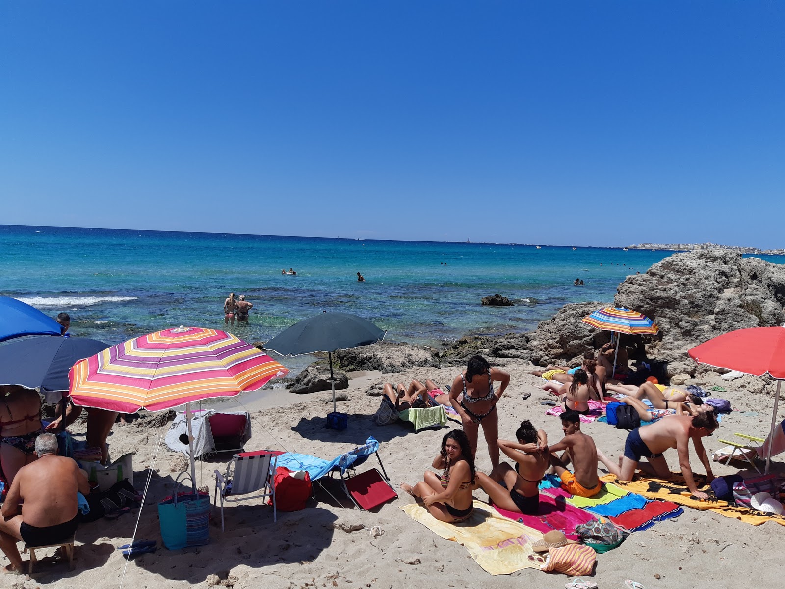 Photo de Spiaggia Gallipoli avec un niveau de propreté de partiellement propre