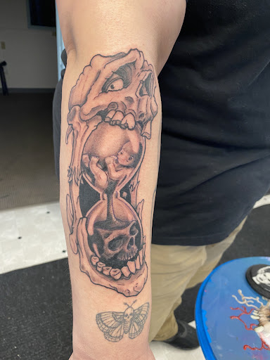 Explore male hand tattoo ideas, creative tattoo ideas in Orland, available at K1LL3R ARTW0RK