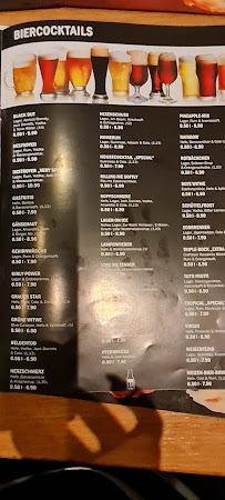 BEERHOUSE 111 à Würzburg menu