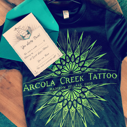 Tattoo Shop «Arcola Creek Tattoo», reviews and photos, 123 N Lake St, Madison, OH 44057, USA