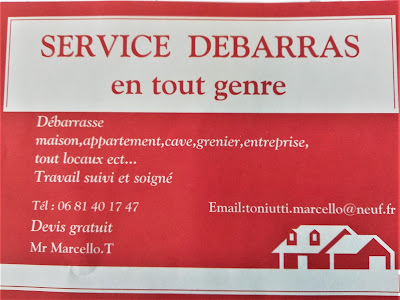 Service débarras en tout genre à Chamelet