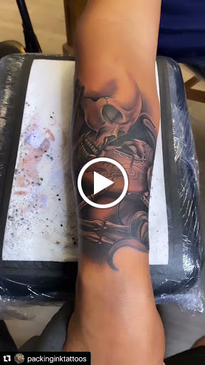 Explore majora's mask tattoo ideas, creative tattoo ideas in Kailua Kona, available at Packing Ink Tattoos