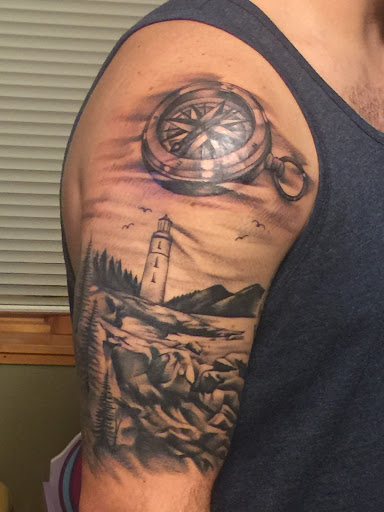 Explore candy tattoo ideas, creative tattoo ideas in Hollidaysburg, available at Gold Syndicate Tattoo