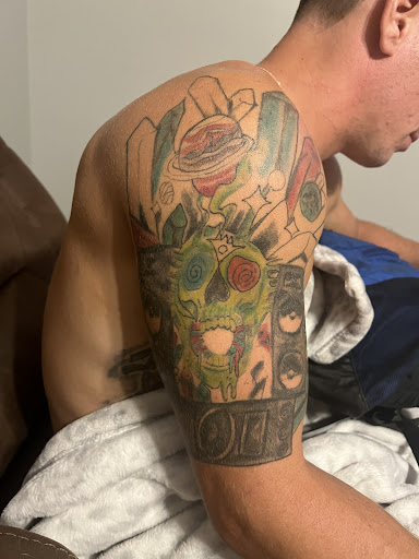 Explore broncos tattoo ideas, creative tattoo ideas in New Orleans, available at Orleans Ink