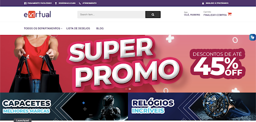 Logo da empresa - E-commerce Virtual