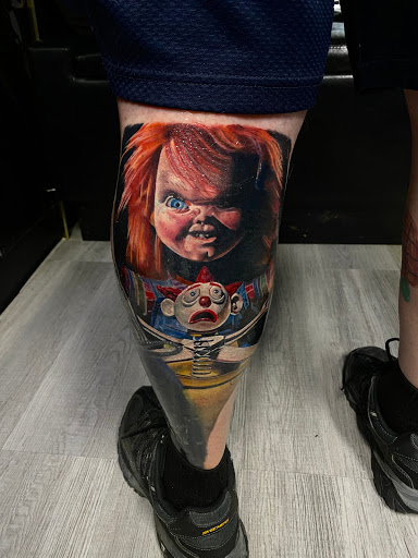 Explore neck name tattoo ideas, creative tattoo ideas in Glendale, available at PRINCE ART AND INK