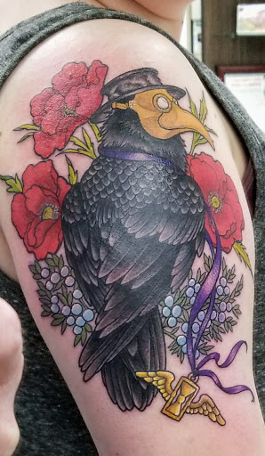Explore galaxy tattoo ideas black and white, creative tattoo ideas in Moline, available at Mama Chews Tattoo And Art Studio
