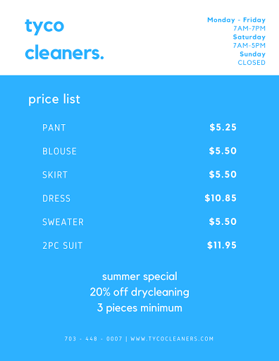 Dry Cleaner «Tyco Cleaners», reviews and photos, 8453 Tyco Rd # A, Vienna, VA 22182, USA