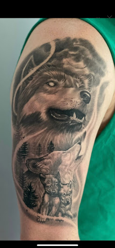 Explore mens full sleeve tattoo ideas, creative tattoo ideas in Henrico, available at West End Tattoo & Piercing