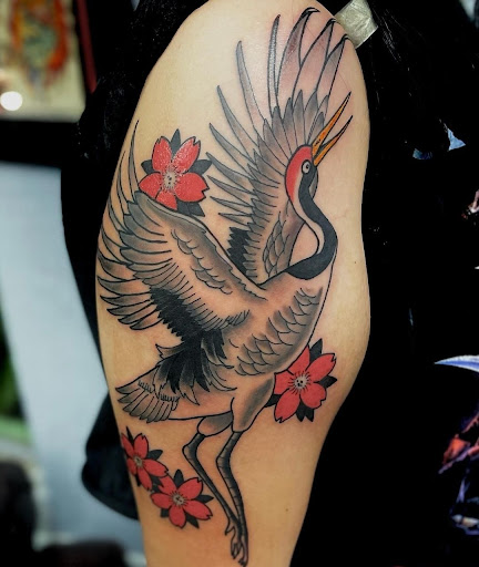 Explore tattoo ideas for thigh, creative tattoo ideas in Feasterville Trevose, available at Tattoo Galaxy (Feasterville) Piercing & Custom tattoos