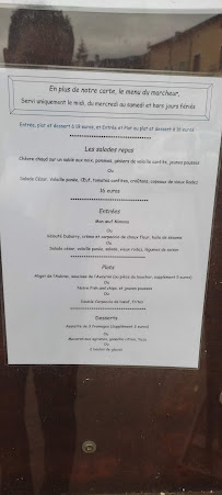 Restaurant Restaurant - Hôtel La Calade Salagou à Octon - menu / carte