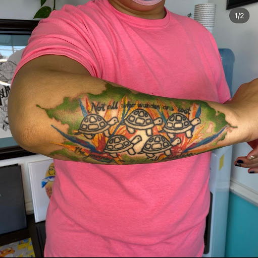 Explore gym tattoo ideas small, creative tattoo ideas in Fredericksburg, available at Human Canvas Tattoo Studio