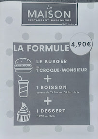 Restaurant La MAISON restaurant By E.Leclerc à Bailleul - menu / carte